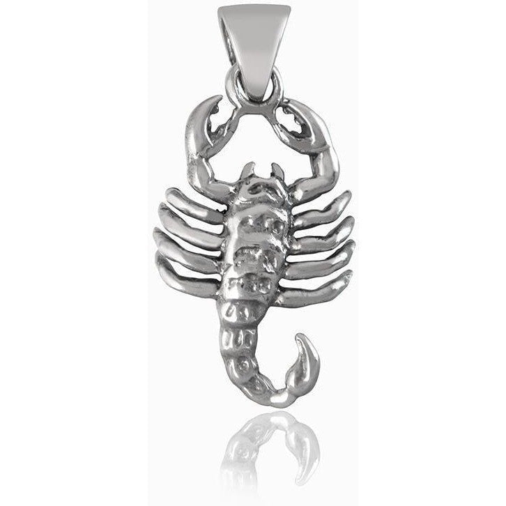 925 Sterling Silver Zodiac Scorpion Pendant - SilverMania925