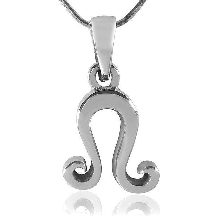 925 Sterling Silver Zodiac Sign Leo Pendant - SilverMania925
