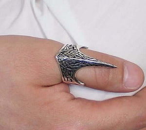 925 Sterling Silver Handmade Crown Archer Zighir Turkish Jewelry Mens Ring